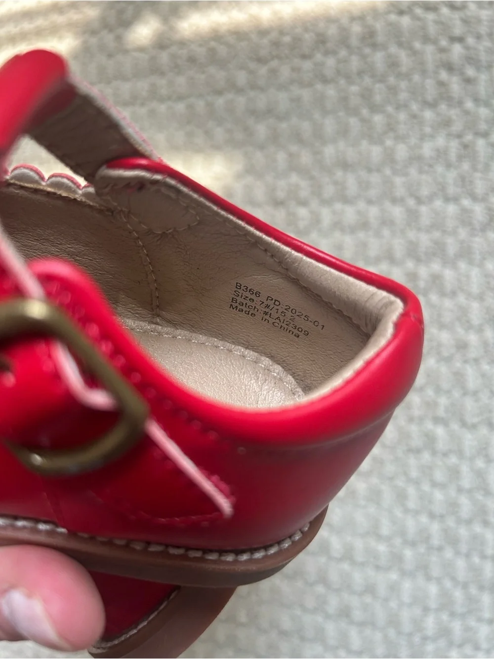 Felix & Flora Toddler Dress Shoes Mary Jane Red Size 7